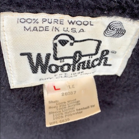 WOOLRICH Vintage Wool Sherpa Fleece Shirt Jacket - Picture 6 of 9